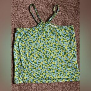 SHEIN Green and Blue Floral Camisole